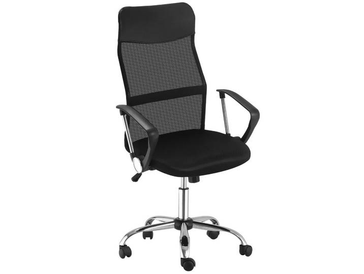 Homcom Ergonomischer, Bürostuhl, Netz, Schwarz, Kunststoff, 65x119x63 cm, Büromöbel, Bürostühle, Drehstühle