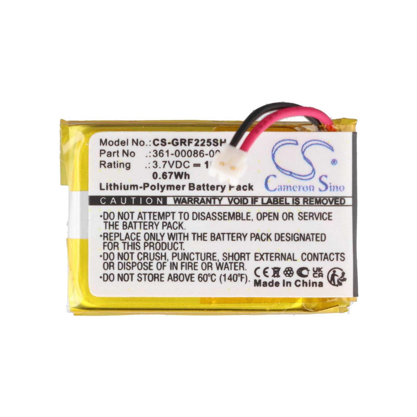 Garmin Vivoactive 4 Batterij - 3.7 Volt 180mAh