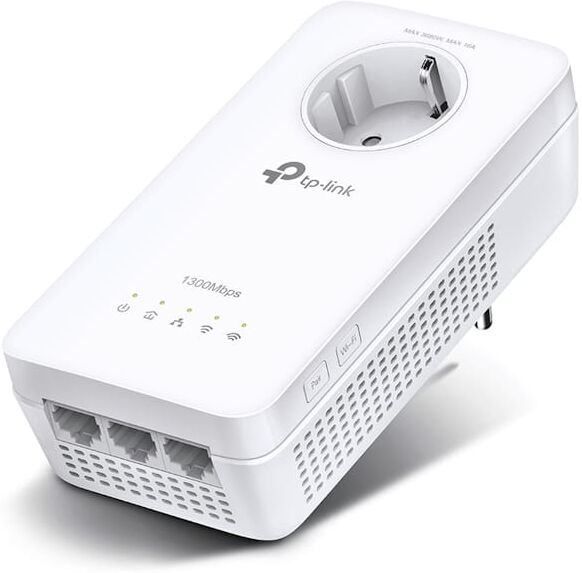 TP-LINK TL-WPA8631P AV1300 GB Passthrough Powerline WiFi Ext