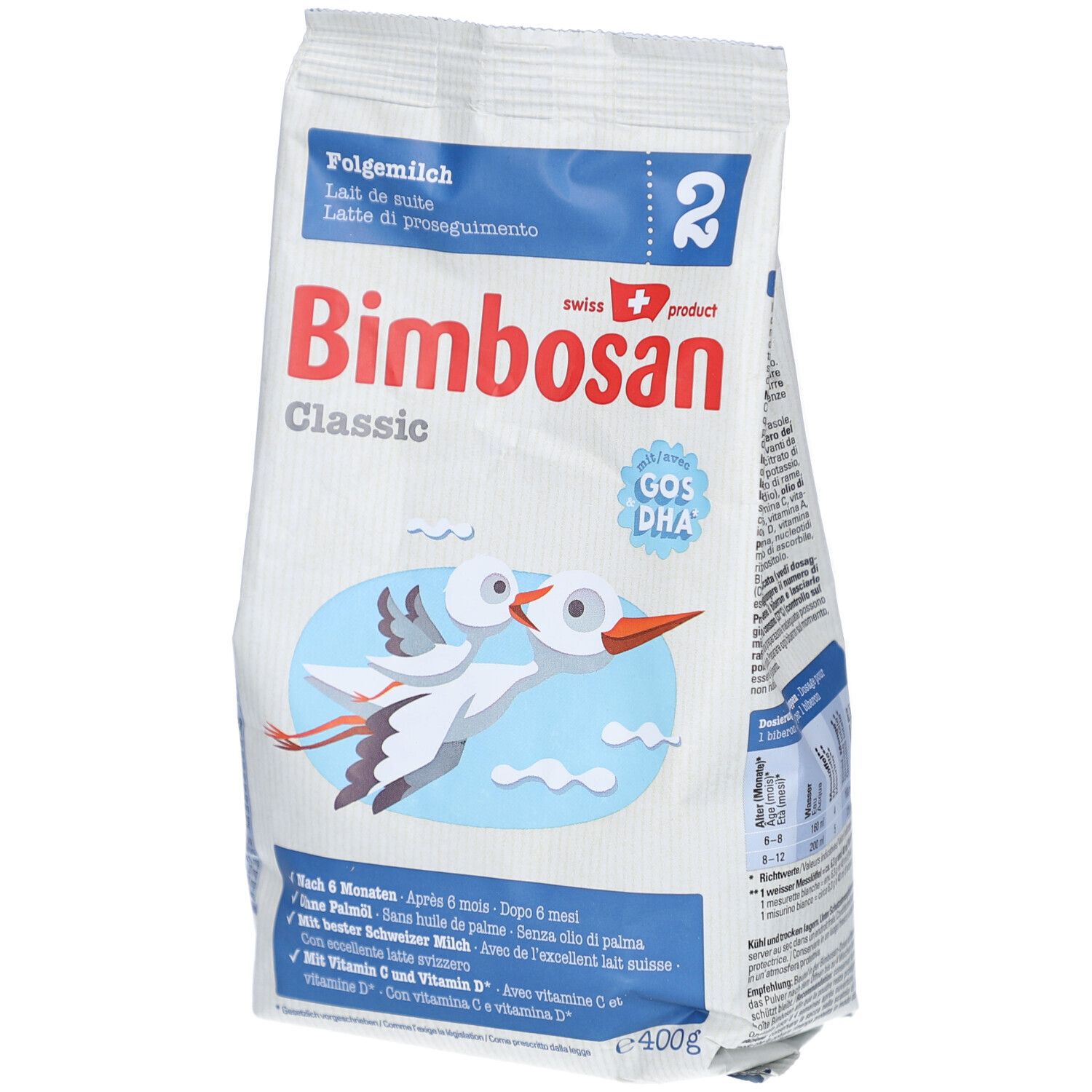 Bimbosan Classic 2 Folge refill Btl 400 g Pulver