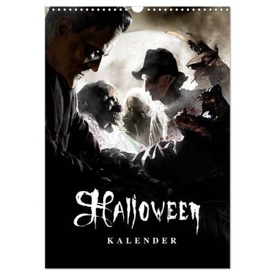 Halloween Optische Illusionen - Kalender 2026 (Wandkalender 2026 DIN A3 hoch), CALVENDO Monatskalender