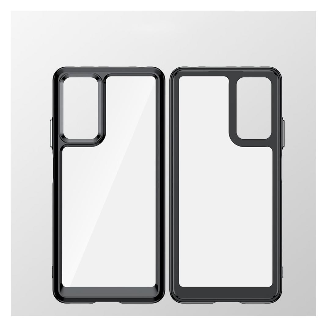 Hurtel Weltraumhülle für Xiaomi Poco X5 5G / Redmi Note 12 5G Hülle mit flexiblem Rahmen schwarz (Xiaomi Redmi Note 12 5G) (1404978613)