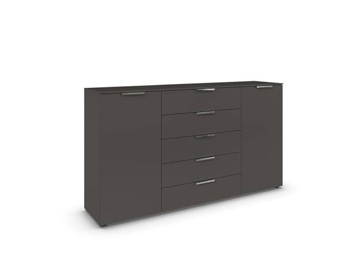 Rauch Möbel Flipp, Kommode, Farbe Graphit, Breite 180 cm