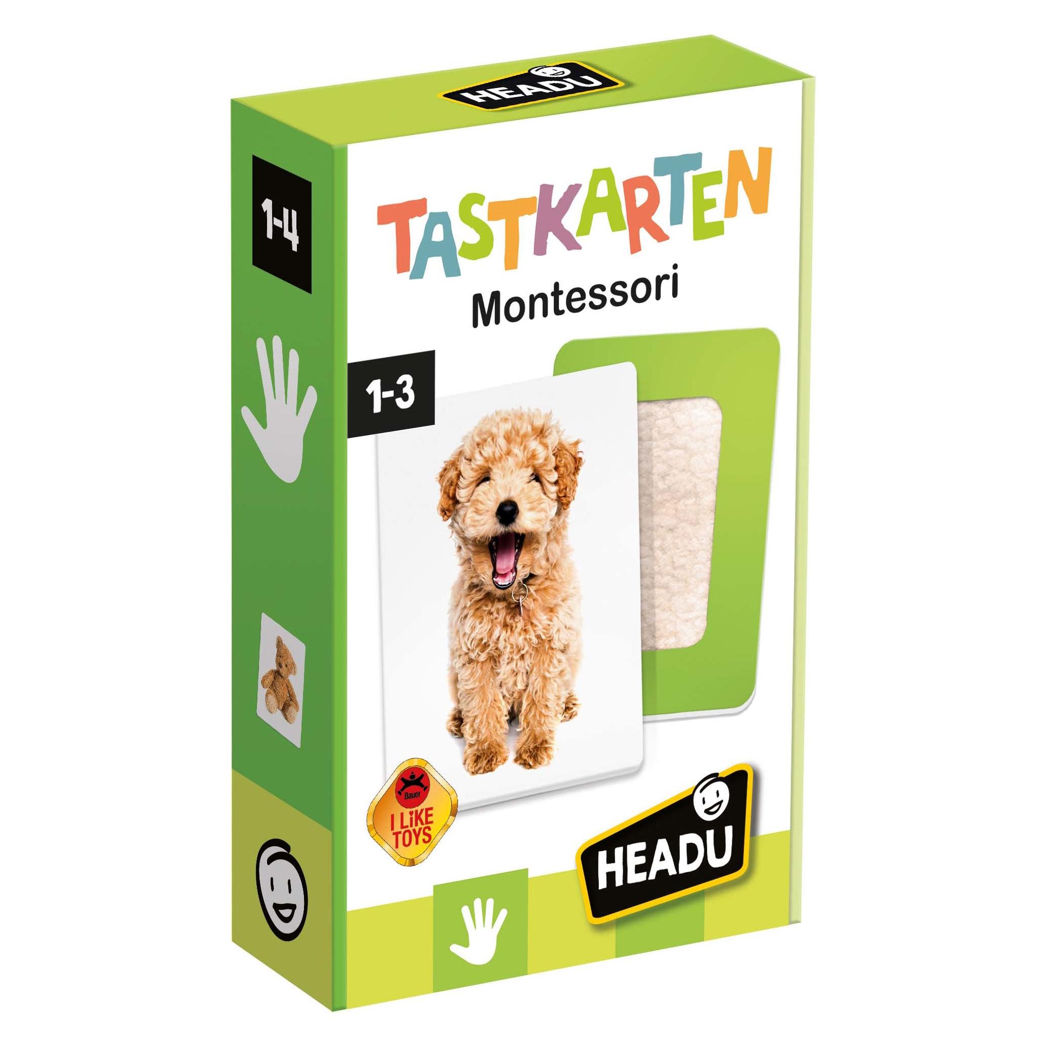 Headup Games Headu - Tastkarten Montessori (Deutsch, 1 - 4 Jahre) (DE52460)