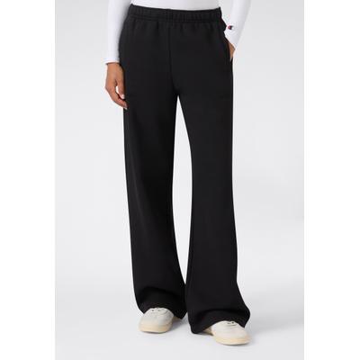 Jogginghose CHAMPION "SPORTWEAR PANTS Standard Fit", Damen, Gr. M, N-Gr, schwarz (nbk), Obermaterial: 70% Baumwolle, 30% Polyester, Hosen Jogginghose, aus Baumwolle und Polyester, Standard Fit