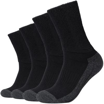 Socken CAMANO "function", Herren, Gr. 43-46, Sockengröße, grau (weiß, grau), Obermaterial: 60% Baumwolle, 37% Polyester, 2% Elasthan, 1% Polyamid, Colorblocking, Socken Socken, perfekte Feuchtigkeitsregulation