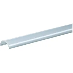 Rutec Profil Abdeckung, opal, 16/15, halbrund, 2 Meter, weiß RU-69189