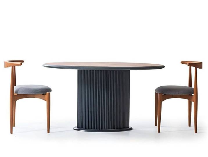 Xlmoebel Essgruppe Esszimmer-Set in Braun mit klassischem Design und Komfort, (Essgruppe, 3-tlg., 5-tlg. Essgruppe), Hergestellt in Europa