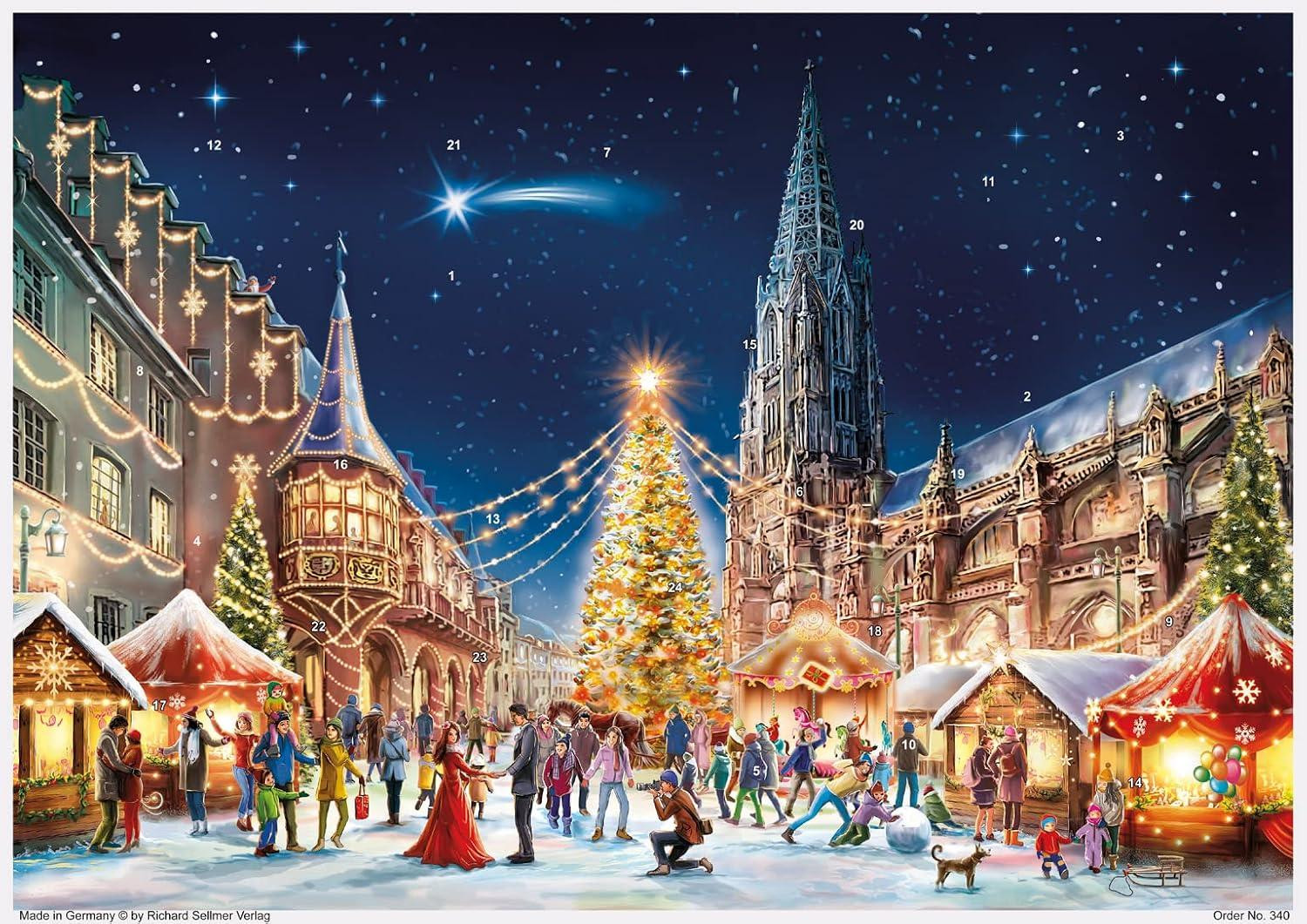 oCreon Adventskalender Freiburg Papier
