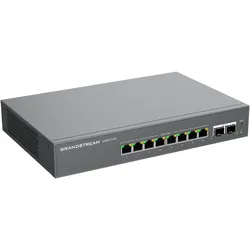 Grandstream Switch L2 Lite 8x2,5G + 2x10G SFP Budget PoE 60W (8 Ports), Netzwerk Switch