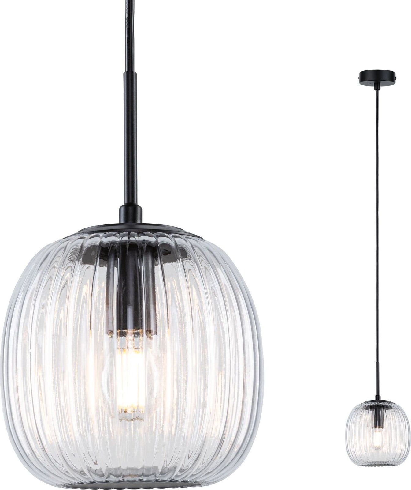 Paulmann LED hanglamp Ruya met spiegelaccent voor badkamer of keuken