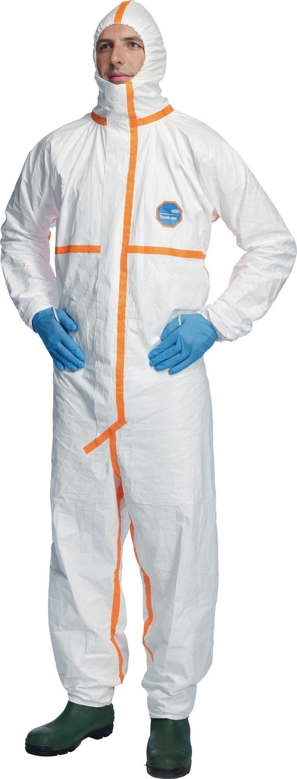 Chemische beschermingsoverall Tyvek 800 J DUPONT, maat L, wit, PSA III