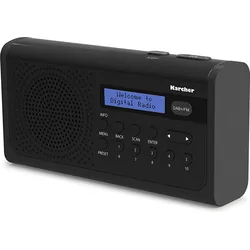 Karcher DAB 2405 tragbares Radio mit DAB+/FM-Radio