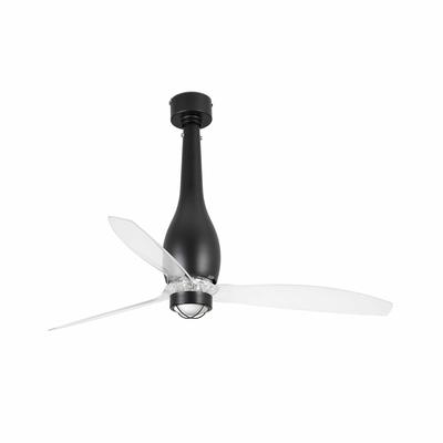 faro barcelona ETERFAN M LED-Lüfter mattschwarz/transparent DC