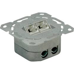 VALUE Cat.6A (Class EA) Dose, 2x STP, Unterputz, senkrecht, weiss 25.99.8491