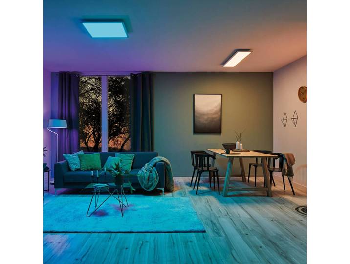 Paulmann Smart Home Deckenleuchte Amaris, dimmbar, weiß / opal, für Flurbereich, Metall, Modern
