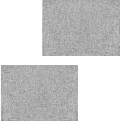 Platzset OTTO HOME "Meellon, 2 Stück, strukturiert, weiche und flexible Materialqualität" Gr. 1, grau (anthrazit), B:30cm L:45cm, Obermaterial: 100% Polyester, Platzsets, 2er Set, verschiedene Größen, strukturiert, Esszimmer, Esstisch, Deko