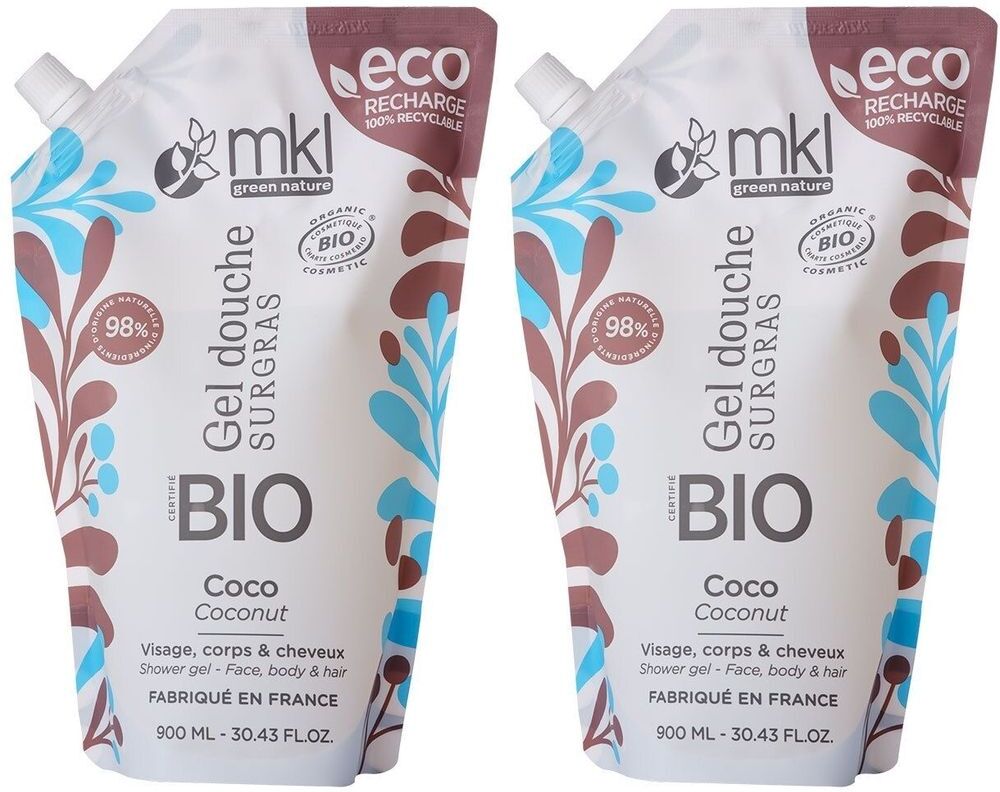 MKL GREEN NATURE MKL GEL DCH Coco BIO 900Ml x2 2x900 ml Duschgel