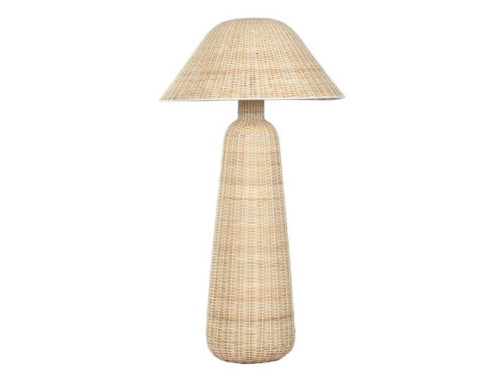 Lampadaire en rotin beige 60x60x109 cm