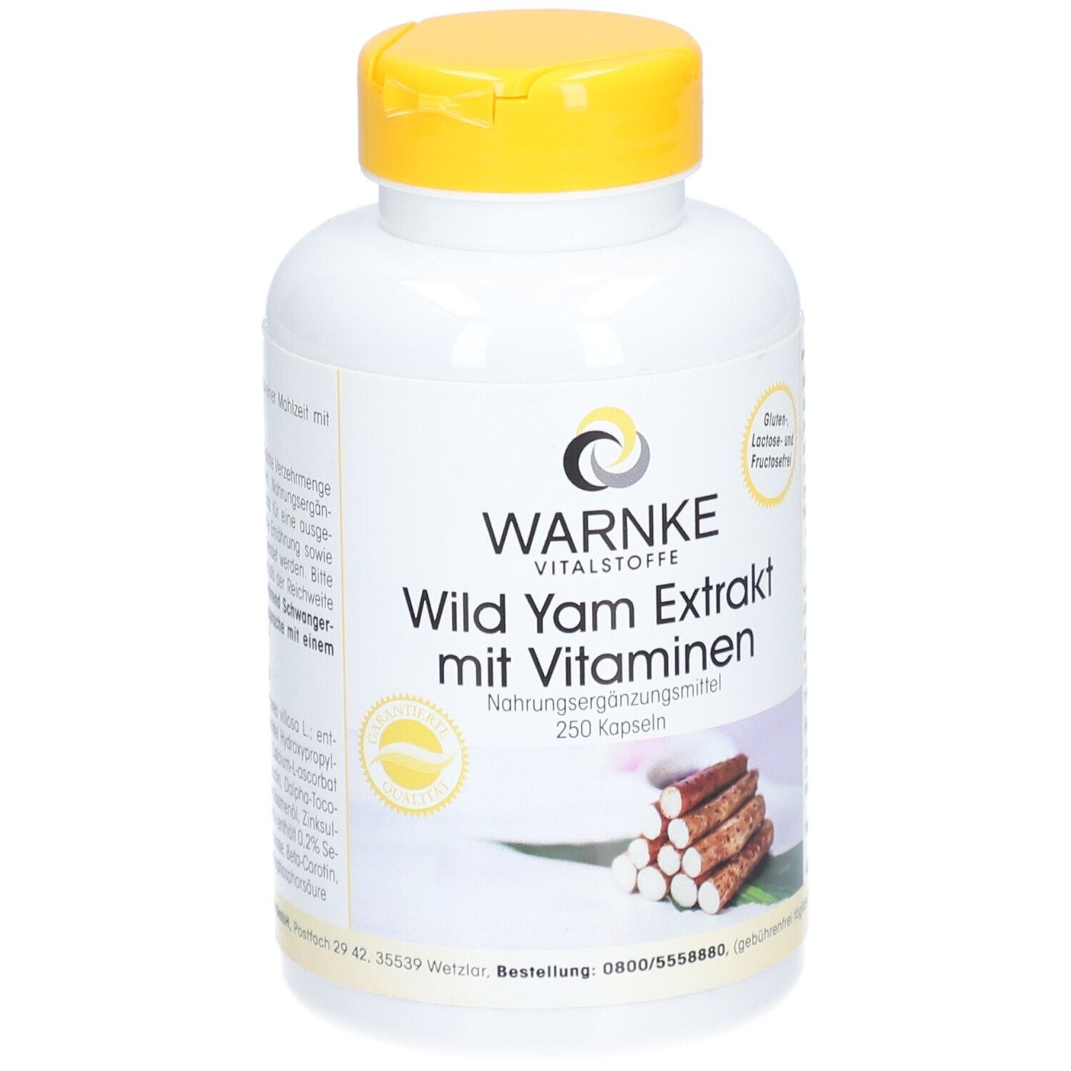 Wild YAM Extrakt Kapseln 250 St