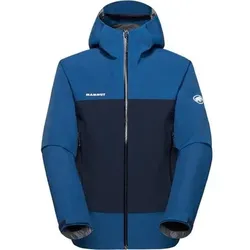 MAMMUT Herren Funktionsjacke Crag HS Hooded Jacket Men, Größe 3XL in Blau Blau