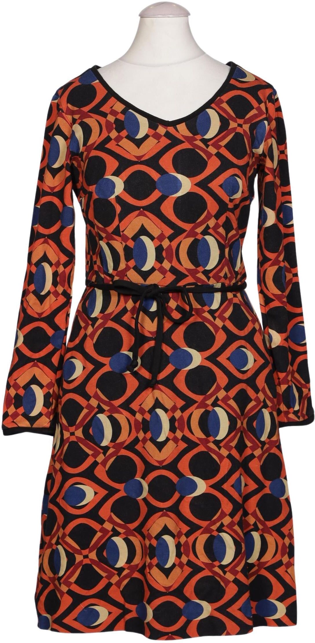 Ellen Eisemann Damen Kleid, Mehrfarbig, Gr. XS, Viskose / Elasthan - Second Hand