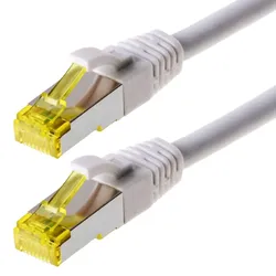 Helos Patchkabel S/FTP Cat. 6a / Netzwerkkabel, 1 Meter