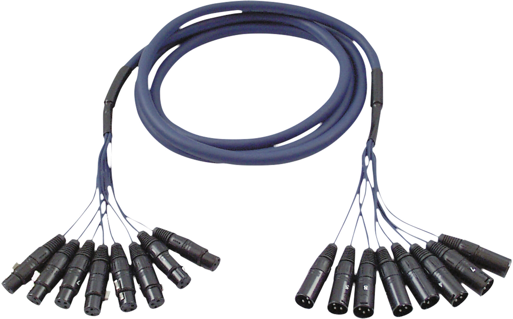 DAP Audio Fl60 – 8 Xlr/m 3p Auf 8 Xlr/f 3p, 6 M