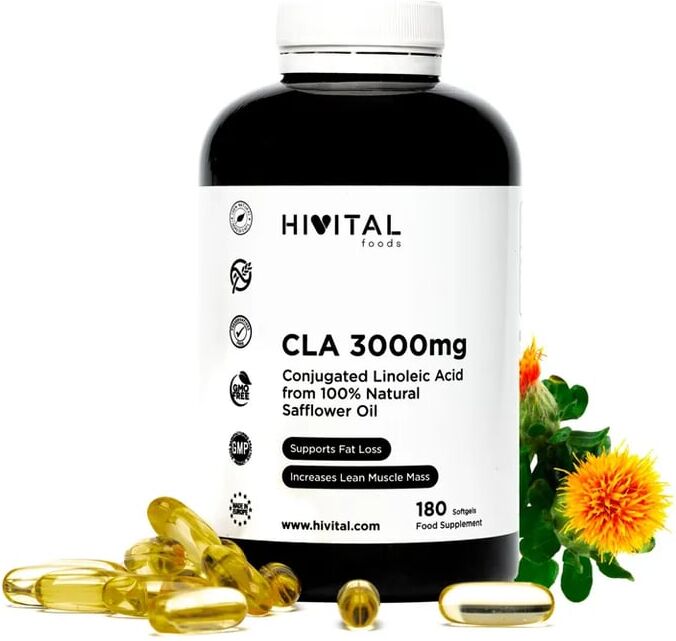 Hivital Foods CLA 3000 mg 180 Pérolas