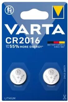Batteria CR2016 Varta 06016101402 LITHIUM