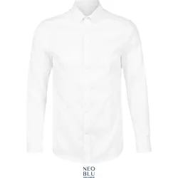 NEOBLU Herren Micro-Twill Hemd langarm Blaise Men optic white 4XL