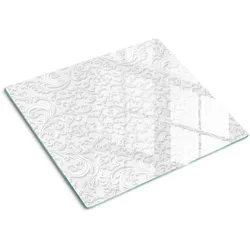 GLASPLATTE 60x52 cm Dekorationen