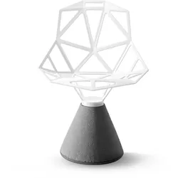 Magis Chair One, Sockel aus Zement, drehbar, weiß