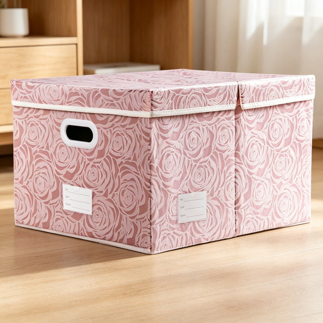 Brambly Cottage Fabric Storage Tub & Tote Pink 69L