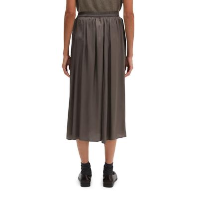 Webrock MARC O'POLO "aus fließendem Viskose-Satin", Damen, Gr. 32, braun (stone taupe), Obermaterial: 100% Viskose, unifarben, lässig geschnitten, Röcke