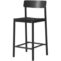 &Tradition Betty TK12 Barhocker, höhe 65 cm, schwarz / gewebe schwarz