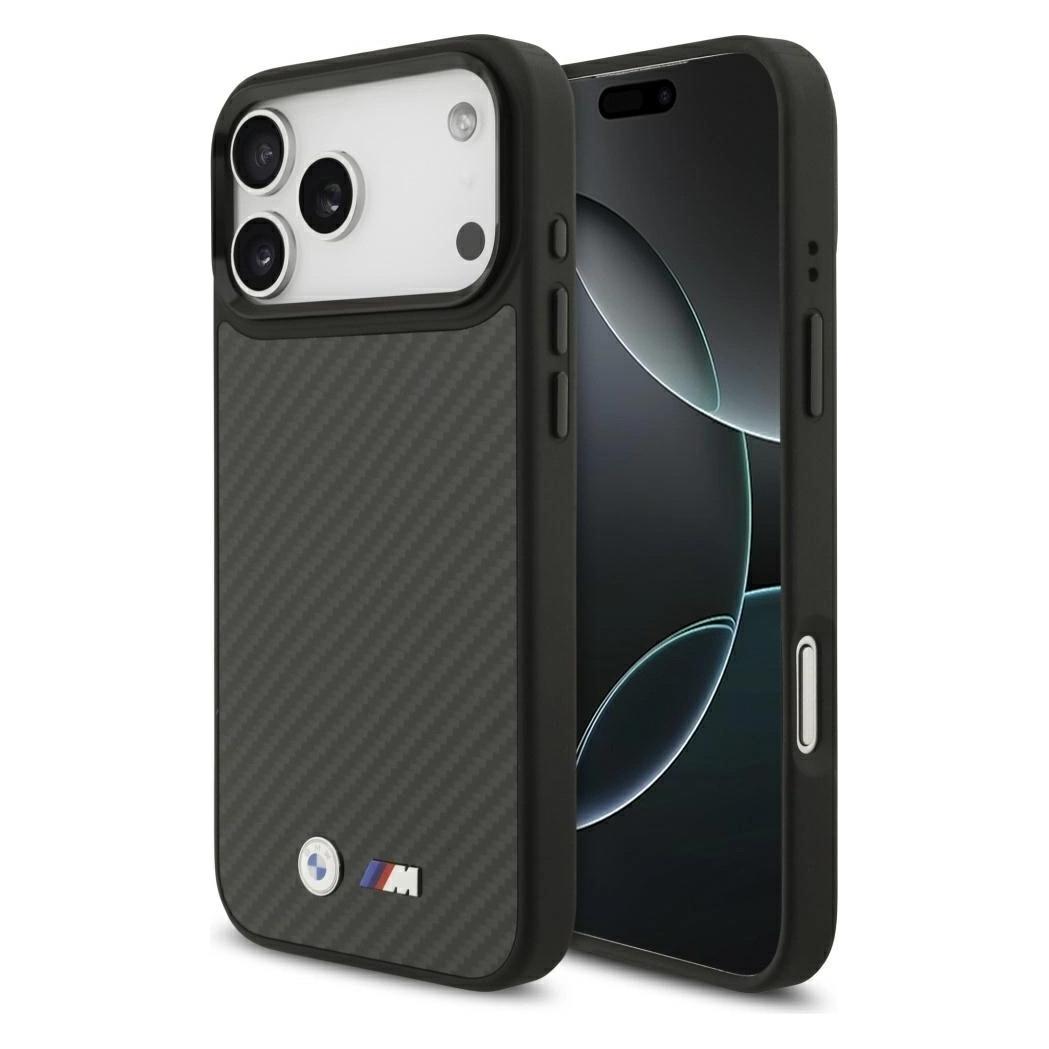 BMW M Kevlar Matt MagSafe Case for iPhone 17 Pro Max Black (Apple iPhone 17 Pro Max) (BMHMP17X24CFMMK)
