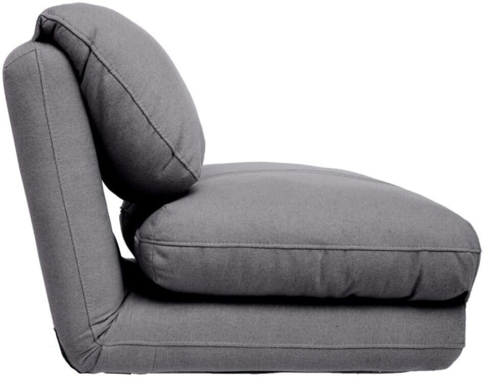 MueMue Chaise pliante gris 58x78x82 cm Gris 78x58x82cm