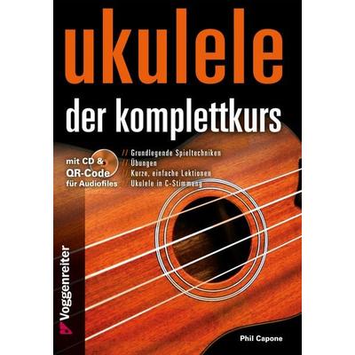 UKULELE - DER KOMPLETTKURS, Set von Phil Capone, Voggenreiter, 978-3-8024-0952-3