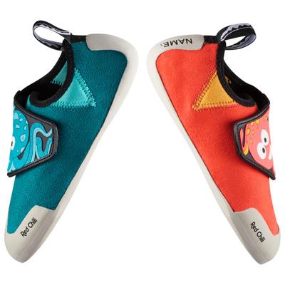 Red Chili - Kid's Pulpo - Kletterschuhe 29/30 | EU 29-30 rot/türkis/blau