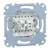 Doppelwechselschalter Einsatz einpolig 10 Ampere 250 Volt Wechselstrom MEG3126-0000 Retail