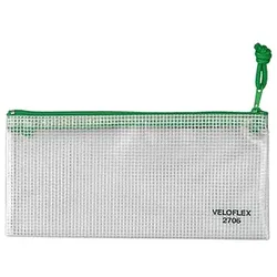 Veloflex Reißverschlusstasche 2706000 200x100mm PVC DIN A6