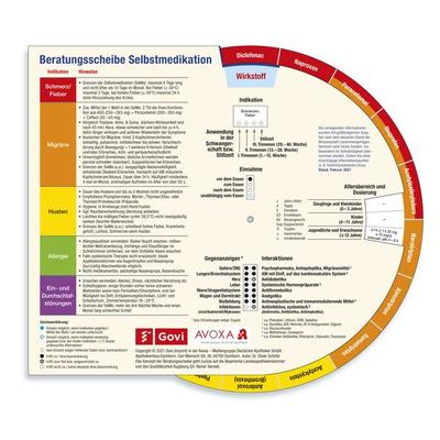 Beratungsscheibe Selbstmedikation, von Oliver Scholle, Avoxa - Mediengruppe Deutscher Apotheker