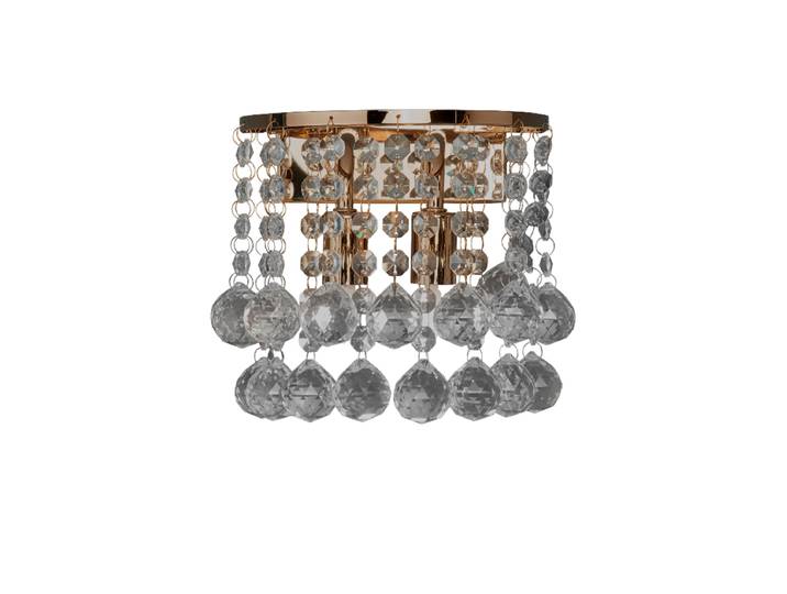 Dimmbare Design Wandlampe „Hanna“ Silber, Transparent Searchlight