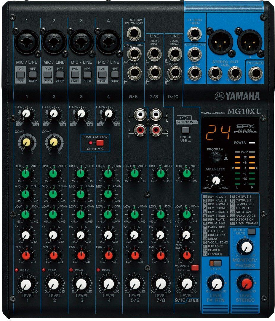Yamaha MG10 XU Mixer