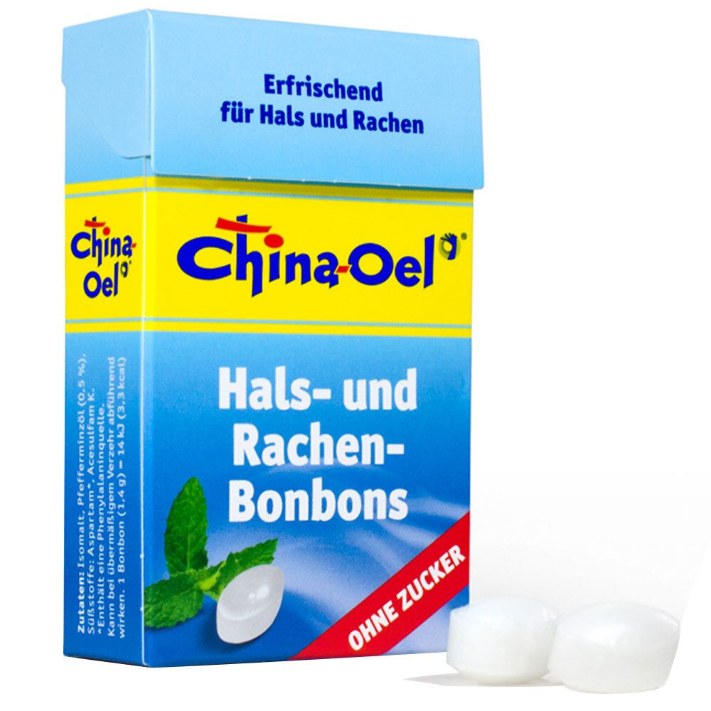 China ÖL Hals- u.Hustenbonbons o.Zucker 40 g Bonbons