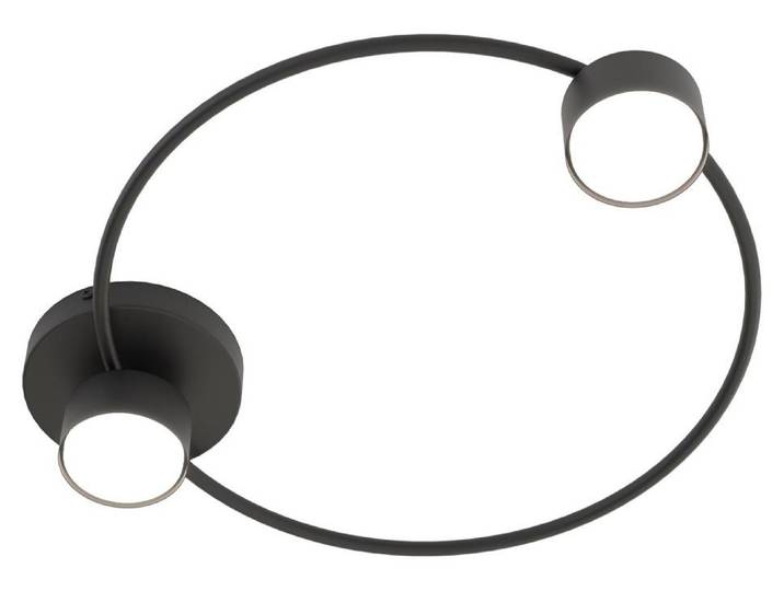 Hängeleuchte LUCIO, schwarz, 2xGX53x10W, Metall, Abmessungen: 9x48x41cm, IP20, Marke: Emibig