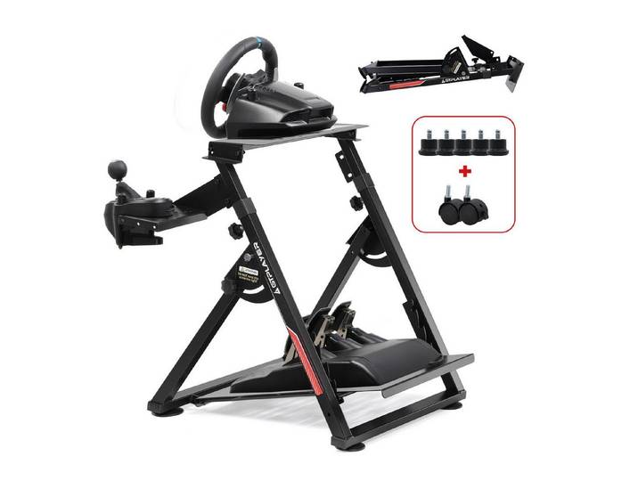 GTPLAYER Lenkradständer Lenkrad Gaming Wheel Stand für Logitech Controller (Neigungsverstellbares Gestell PS4 Xbox PC PS5)