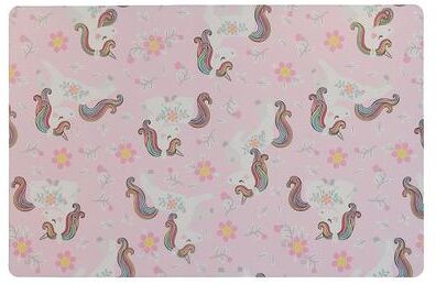 IH Casa Decor Plastic Placemat Unicorn With Floral - Set of 12