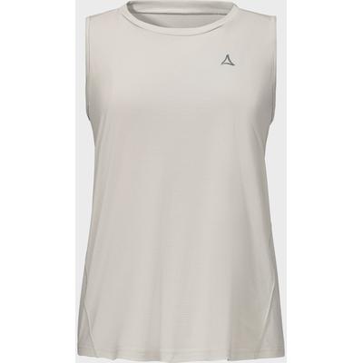 Funktionsshirt SCHÖFFEL "CIRC Top Tauron L", Damen, Gr. 44, beige (9040, natur), Oberstoff: 100% Polyester, Rundhals, Shirts Funktionsshirt